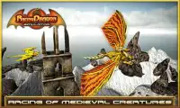 simulador de dragones de carreras- volando dino Screen Shot 0