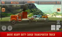 Cargo Truck Driver hill climb Screen Shot 1