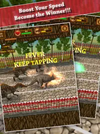 Triceratops Simulator Dinosaur Pet Racing 2017 Screen Shot 5