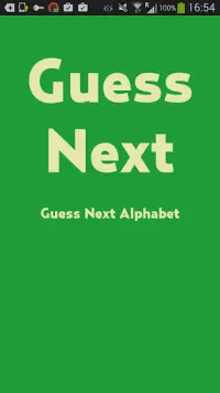 Guess Next Alphabets: Fast Choose Screen Shot 0