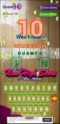 Jumble Words: The free word game Screen Shot 0