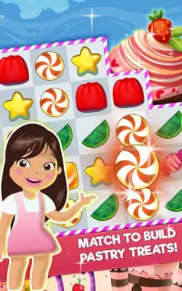 Jellys Pastry Blast Gratis Match 3-spel Screen Shot 1