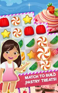 Jellys Pastry Blast. Jogo grátis do jogo 3 Screen Shot 1