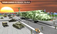 軍 貨物 飛行機 クラフト： 軍 輸送 ゲーム Screen Shot 2