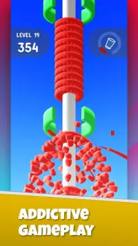 Ring Pipe - Crush Stack Tower Game Screen Shot 3