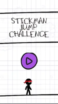 stickman jump challenge Screen Shot 0