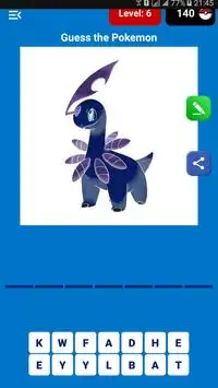 Guess The Pokemon Name Screen Shot 2