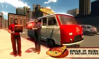 pizza sopir truk pengiriman Screen Shot 1