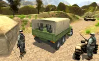 Army Truck 3D Driving Game Screen Shot 2