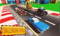 Extreme Toon Car Furious Derby Racing Sim 2018 Screen Shot 1