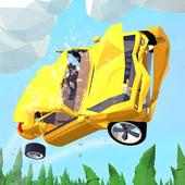 Mobil Kuning Stunts Crash Test: Pembongkaran Ras