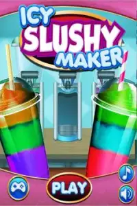 Icy Slushy Maker Frozen Ice Dessert Make Cook Game Screen Shot 0
