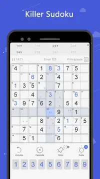 Killer Sudoku - rompicapo gratis Screen Shot 0