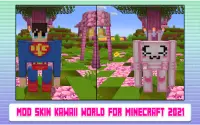 Mod Kawaii World for Minecraft 2022 Screen Shot 0