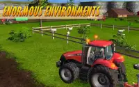 खेती सिमुलेशन: ट्रैक्टर खेती 2017 Screen Shot 0