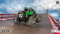 Crazy Monster Truck Stunt Game Screen Shot 1