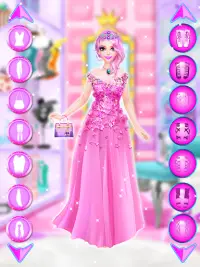 👸 Pink Princess 👗 Dress Up : Games For Girls Screen Shot 4