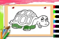 Kids Animal Color & Draw Fun Screen Shot 0