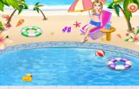 Princess Swimming Pool Fun Screen Shot 2