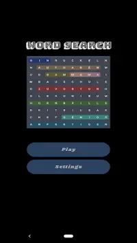 Word Search Game Screen Shot 1