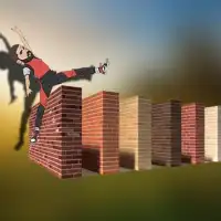 Wall Jump Man 3D Screen Shot 0