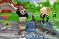 عائلة الباندا البرية: Kung Fu Jungle Survival Screen Shot 8