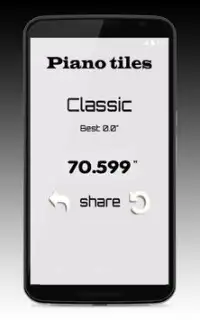 Piano Fliesen 3 Schwarz-Weiss Screen Shot 2