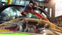 Flying Hero Spider: Gangster City Screen Shot 2