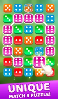 Dice Puzzle Game - merge games Screen Shot 1