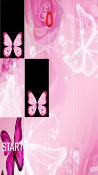 Beautiful Pink Butterfly Piano Tab Screen Shot 1