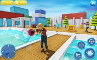 壮大な水鉄砲プールパーティー-新しいシューティングゲーム Screen Shot 4