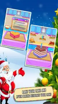Pastel de Navidad juego Maker Screen Shot 3