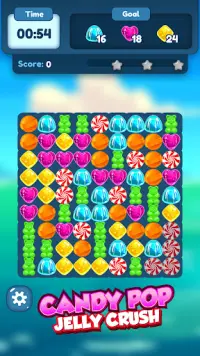 Cake Pop Jelly Crush : Puzzle Game Screen Shot 4