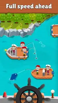 Idle Sea Town Screen Shot 1