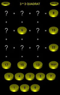 Logik Quadrat Zahlen Rätzel Screen Shot 1
