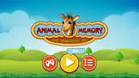 Animals memory game for kids Screen Shot 1