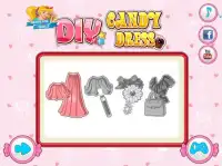 DIY Candy Dress - Girls games Screen Shot 2
