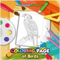 Coloring Page Of Birds Screen Shot 5