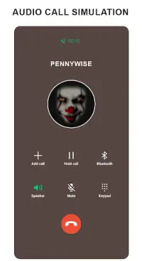 scary clown fake video call Screen Shot 3
