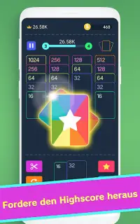 2048 Card-Solitaire Merge-Zusammenschluss Solitär Screen Shot 5