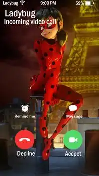 Fake Chat With : Ladybug Simulator Screen Shot 0