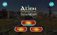 Green Alien  3D War Simulator Screen Shot 4