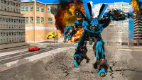 Mech Robot Car War: transform Robot shooting games Screen Shot 2