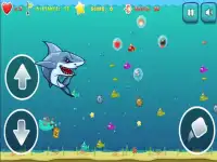 Ataque de tubarão faminto 2 - jogos de tubarão Screen Shot 1