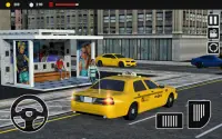 Gila teksi memandu permainan Jeep Taxi: simulator Screen Shot 2