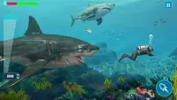 उत्तरजीवी शार्क खेल: शूटिंग हंटर कार्रवाई खेल Screen Shot 8