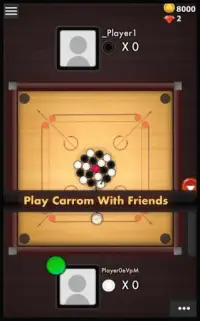 Carrom X: 3D Online Multiplayer Carrom Game Screen Shot 1