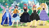 Juego de vestir princesa anime Screen Shot 7