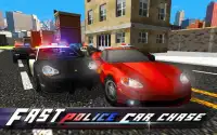 Real Police Car chase 2017: crime city simulator Screen Shot 0