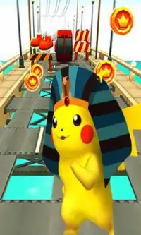 Subway Pikachu City Jumping Screen Shot 0